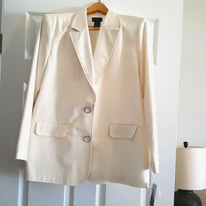 White linen woman's blazer.